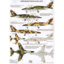 1/48 Decals African Air Forces Dassault-Bréguet Dornier Alpha Jets