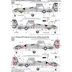 HAD 1/48 Calcas E-2B/C VAW-124 (with ”TheFinal Countdown” VAW-112 ”B” version)