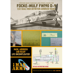 1 Man Army 1/32 MASK for Focke-Wulf FW190 D-9