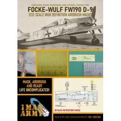 1 Man Army 1/32 MASK for Focke-Wulf FW190 D-9