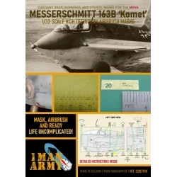 1 Man Army 1/32 MASK for Messerschmitt 163B Komet