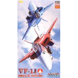 Maqueta Hasegawa 1/72 VF-1J Valkyrie Max & Millia Two-in-One Set