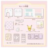 Takara Tomy Model Kit Pokemon Poke Peace House Kitchen Milcery & Pikachu