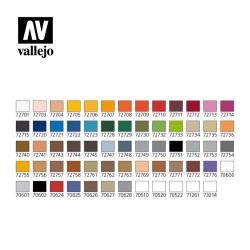 Maletín de Pinturas Vallejo 47 colores Game Air