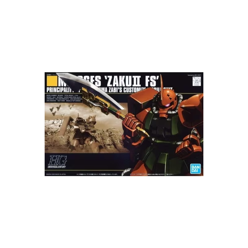 Gundam Model Kit Bandai 1/144 HGUC Garma's Zaku II