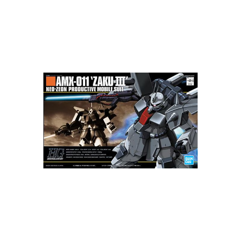 Gundam Model Kit Bandai 1/144 HGUC Zaku III Production Type