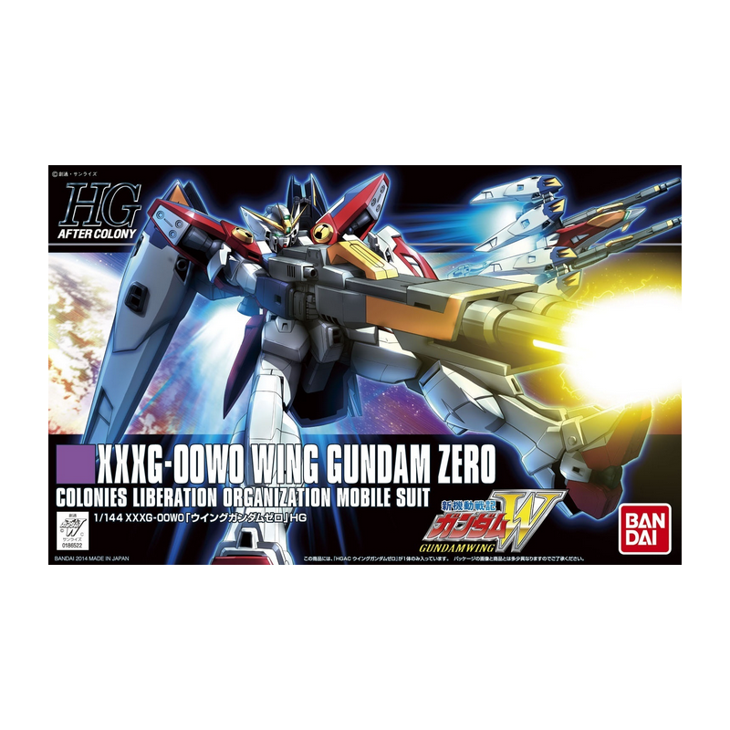 Gundam Model Kit Bandai 1/144 HGAC Wing Gundam Zero