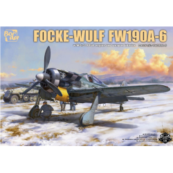 Maqueta del avión Focke-Wulf FW-190A-6 con motor completo y armamento interior – Border Model