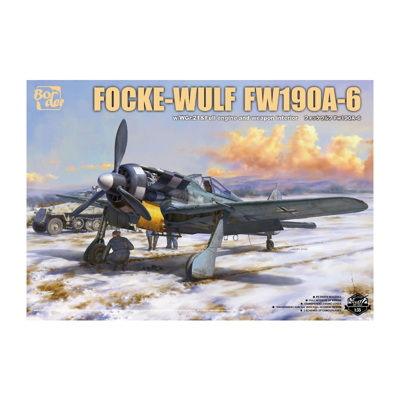 Maqueta 1/35 Focke-Wulf FW-190A-6 w/Wgr. 21 – Border Model