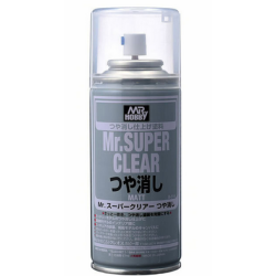 Mr Hobby Mr Super Clear Spray 170 ml - Brillo, Mate y Semi-Brillo