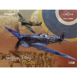 Eduard 1/48 SPITFIRE STORY: MALTA DUAL COMBO aircraft model kit Limited Edition