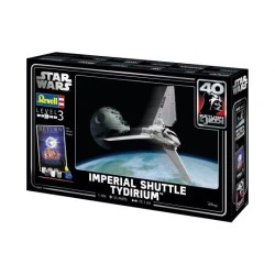 Maqueta de la Lanzadera Imperial Tydirium de Star Wars en escala 1/106 por Revell.