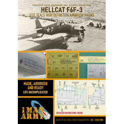 1 Man Army 1/32 MASK for Hellcat F6F-3