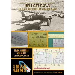 1 Man Army 1/32 MASK for Hellcat F6F-3