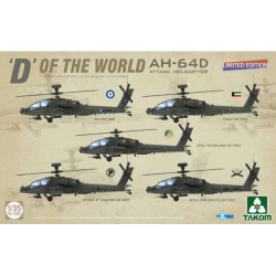 Takom 1/35 "D" of the World AH-64D Apache Longbow Attack Helicopter Model Kit