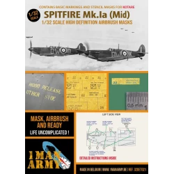 1 Man Army 1/32 MASK for 1 Spitfire Mk 1a