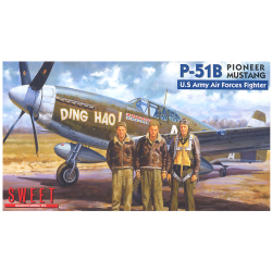 Sweet 1/144 P-51B Pioneer Mustang Aircraft model Kit