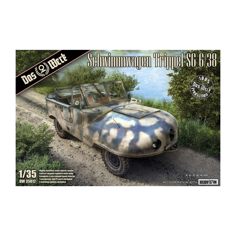 Maqueta Schwimmwagen Trippel SG 6/38 1/35 Das Werk