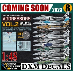 DXM Decals 1/48 F-15J/DJ JASDF Aggressors Vol.2