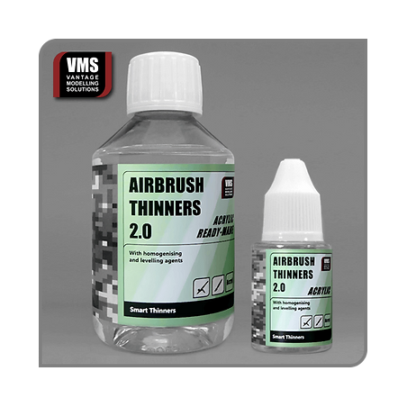 VMS Airbrush Thinners 2.0 acrylic  (choose size)