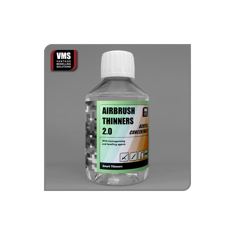 VMS Airbrush Thinners 2.0 Acrylic 200 ml concentrate (efectivo 500 ml)