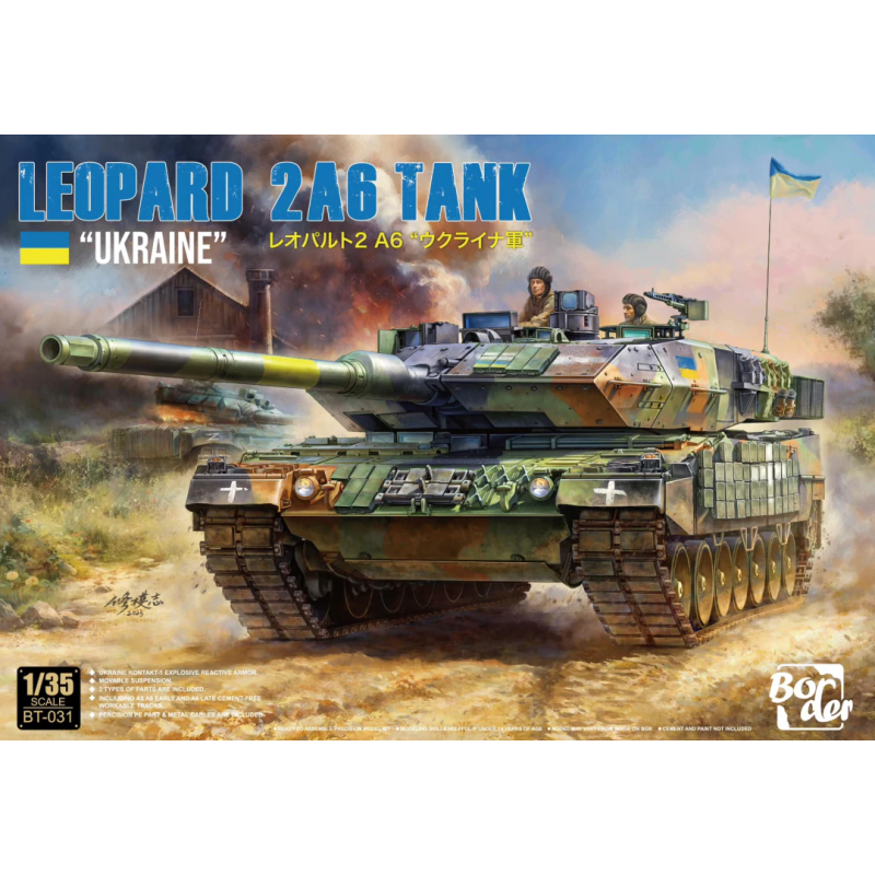 Border Model 1/35 Leopard 2A6 "UKRAINE" Tank Model Kit