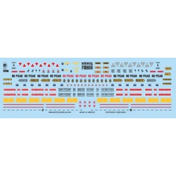 Calcas Aztec 1/48 Stencil data for F.M.A. IA-58A Pucara