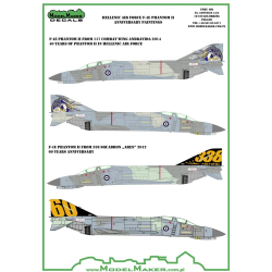 Model Maker Decals 1/48 Hellenic Air Force F-4E Phantom II Anniversary paintings