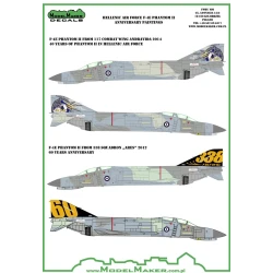 Model Maker Decals 1/48 Hellenic Air Force F-4E Phantom II Anniversary paintings