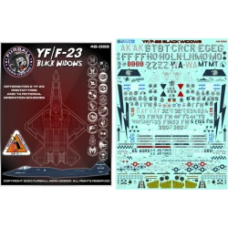 Furball Calcas 1/48 Northrop YF/F-23 Black Widows