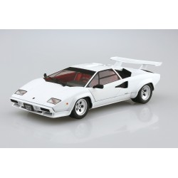 Aoshima 1/24 1985 Lamborghini Countach 5000QV car model kit - ROBOTINES