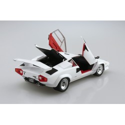 Aoshima 1/24 1985 Lamborghini Countach 5000QV car model kit - ROBOTINES