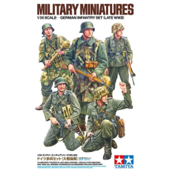 Maqueta de figuras Tamiya 1/35 German Infantry Set (Late WWII)