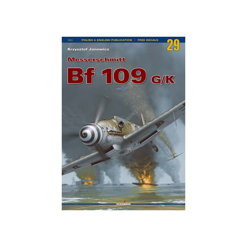 Kagero Monographs book 29 - Messerschmitt Bf 109 G/K vol. III (no decals)