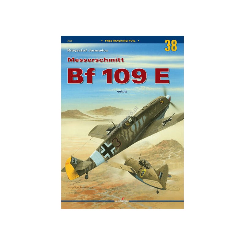 Kagero Monographs book 38 - Messerschmitt Bf 109 E vol.2 (polish) (no decals)