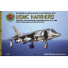 Portada del libro Double Ugly FTC 003 Harriers USMC con imágenes de AV-8A/C y AV-8S