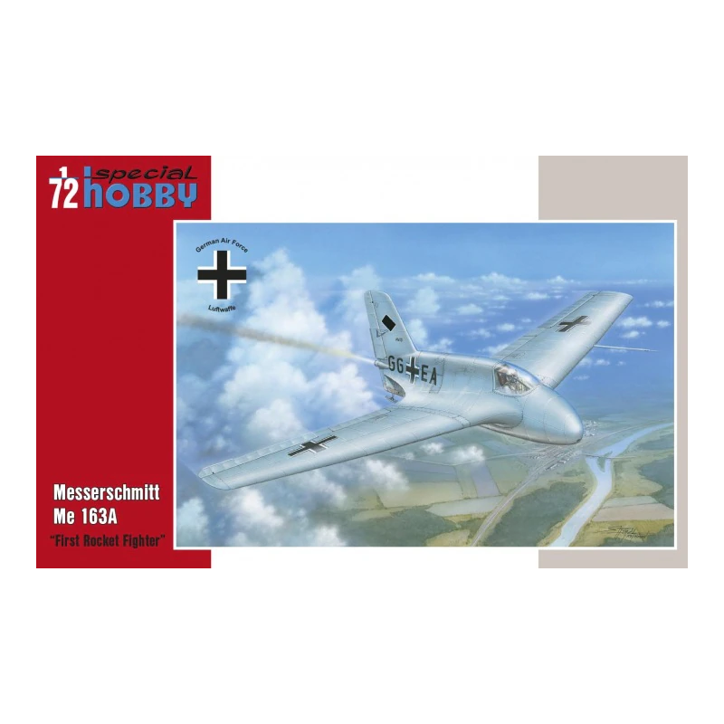 Maqueta de avion Special Hobby 1/72 Messerschmitt Me 163A "First rocket fighter"