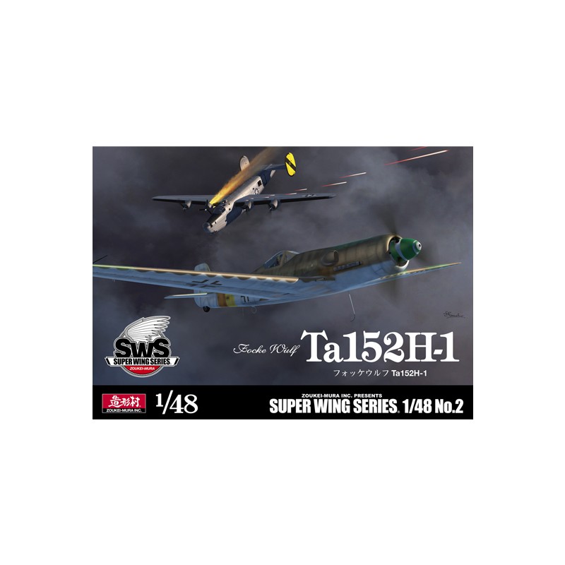 Zoukei Mura 1/48 Focke Wulf Ta152H-1 aircraft model kit