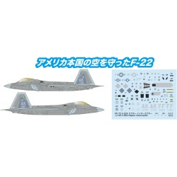 Maqueta de avion Platz 1/144 US Air Force F-22 Raptor Interceptor Mission