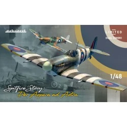 Maqueta de avión Eduard 1/48  SPITFIRE STORY: Per Aspera ad Astra DUAL COMBO Limited edition