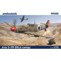 Eduard 1/72 Avia S-199 ERLA canopy Weekend edition aircraft model kit