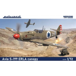 Eduard 1/72 Avia S-199 ERLA canopy Weekend edition aircraft model kit