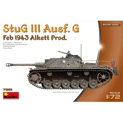 Maqueta de Tanque Miniart 1/72 StuG III Ausf. G Feb 1943 Alkett Prod.