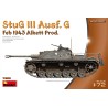 Maqueta de Tanque Miniart 1/72 StuG III Ausf. G Feb 1943 Alkett Prod.