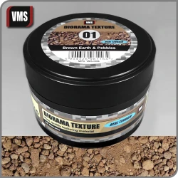 VMS Diorama Texture No. 1 Brown Earth & Pebbles 100 ml