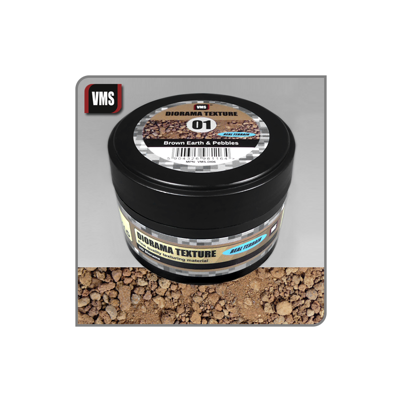 VMS Diorama Texture No. 1 Brown Earth & Pebbles 100 ml