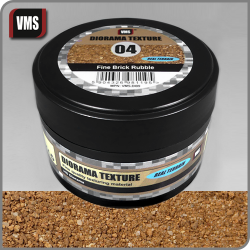 VMS Diorama Texture No. 4 Fine Brick Rubble 100 ml