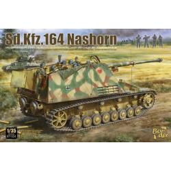 Maqueta de Tanque Nashorn Sd.Kfz. 164 1/35 de Border Model con Figuras