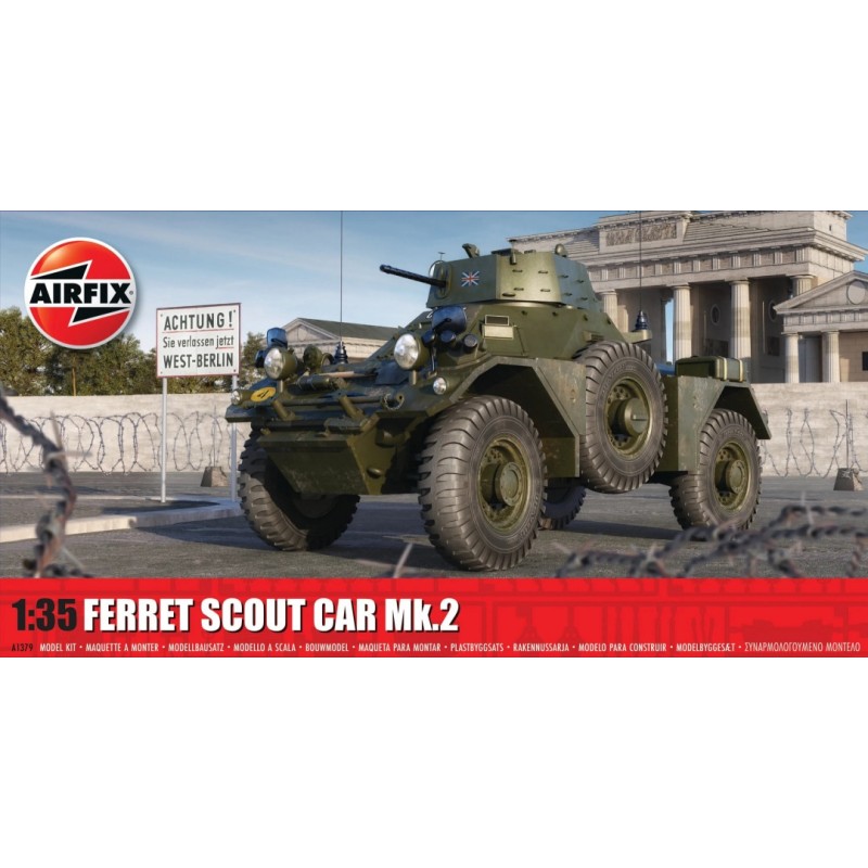 Maqueta Airfix Ferret Scout Car Mk.2 en escala 1/35