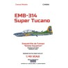 Caracal Models 1/48 Embraer EMB-314 Super Tucano "Esquadrilha da Fumaca"